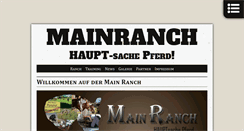 Desktop Screenshot of main-ranch.de